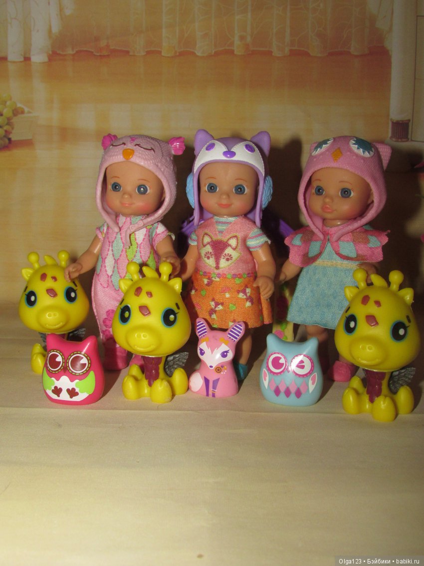 Моя малышня Шушулечки-Anny, Ruby и Holly от Zapf Creation