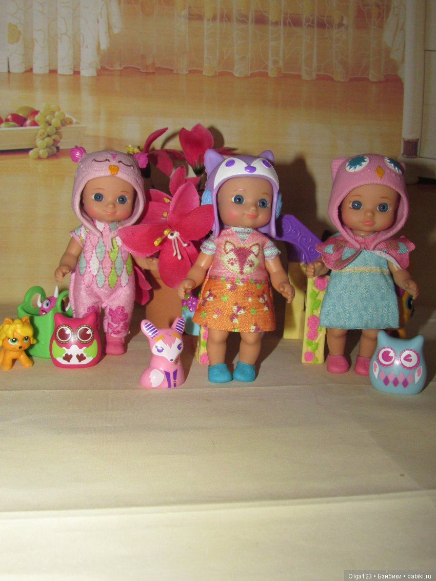 Моя малышня Шушулечки-Anny, Ruby и Holly от Zapf Creation