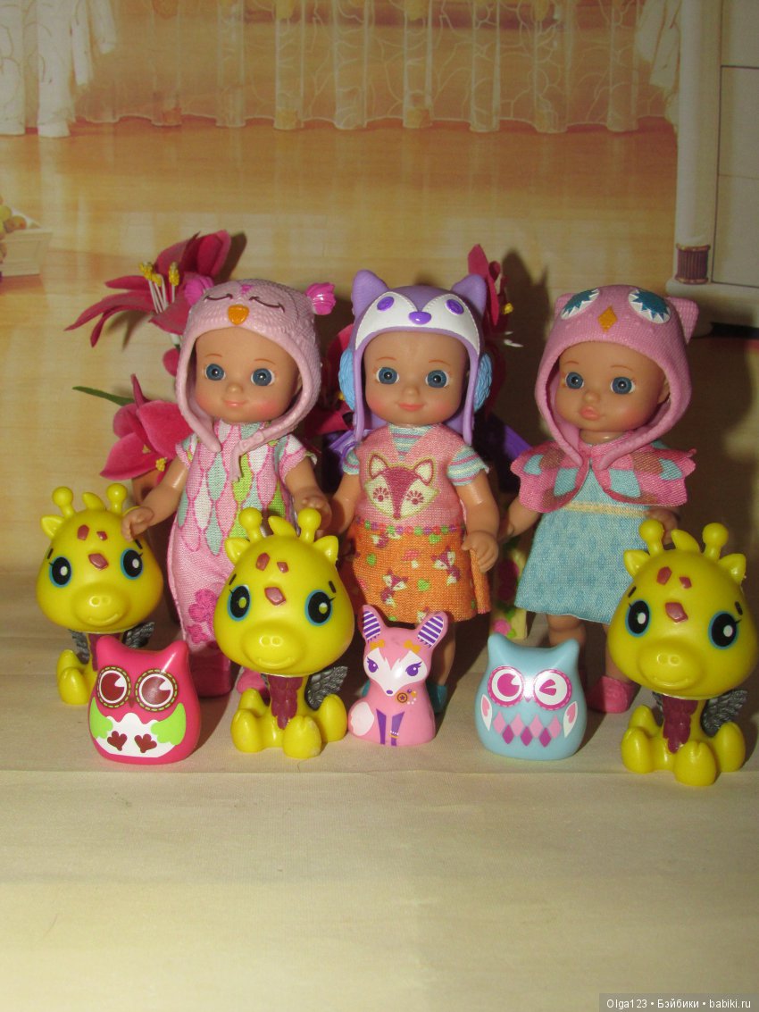 Моя малышня Шушулечки-Anny, Ruby и Holly от Zapf Creation