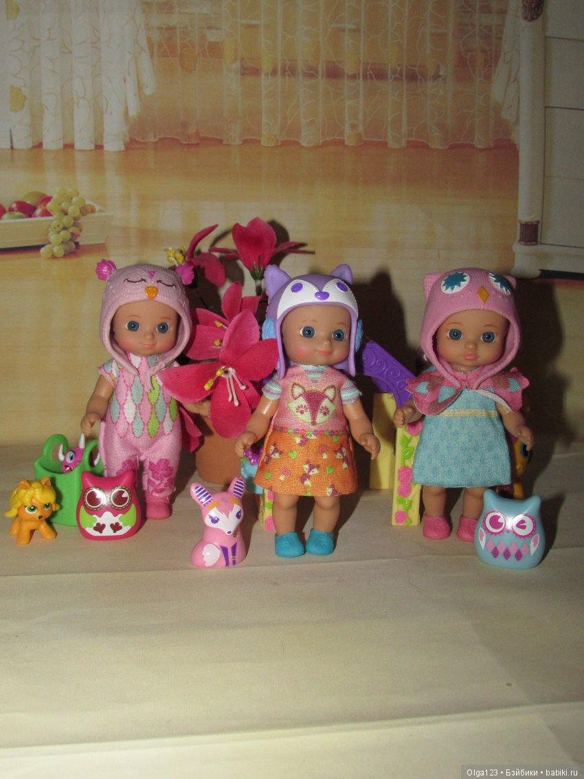 Моя малышня Шушулечки-Anny, Ruby и Holly от Zapf Creation