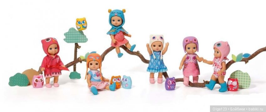 Моя малышня Шушулечки-Anny, Ruby и Holly от Zapf Creation