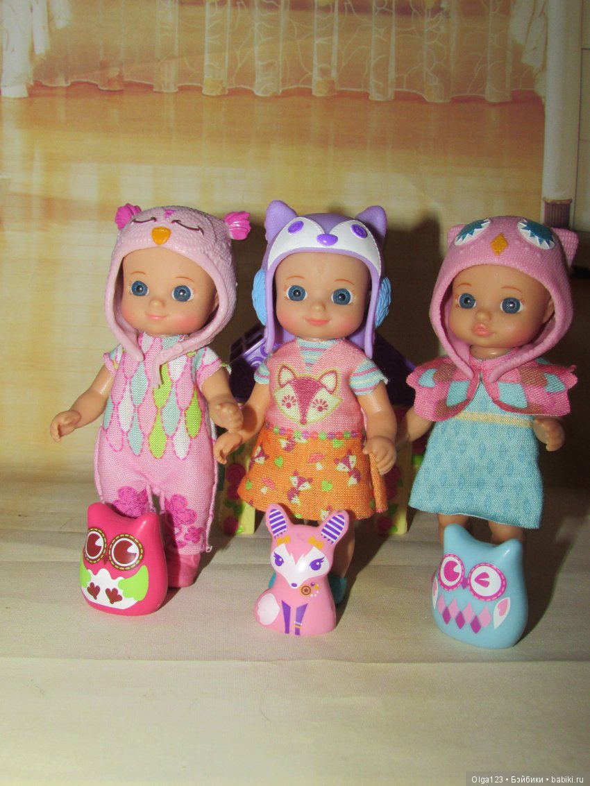 Моя малышня Шушулечки-Anny, Ruby и Holly от Zapf Creation