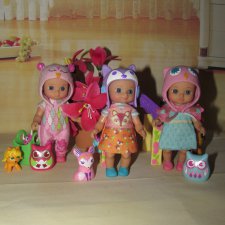 Моя малышня Шушулечки-Anny, Ruby и Holly от Zapf Creation!