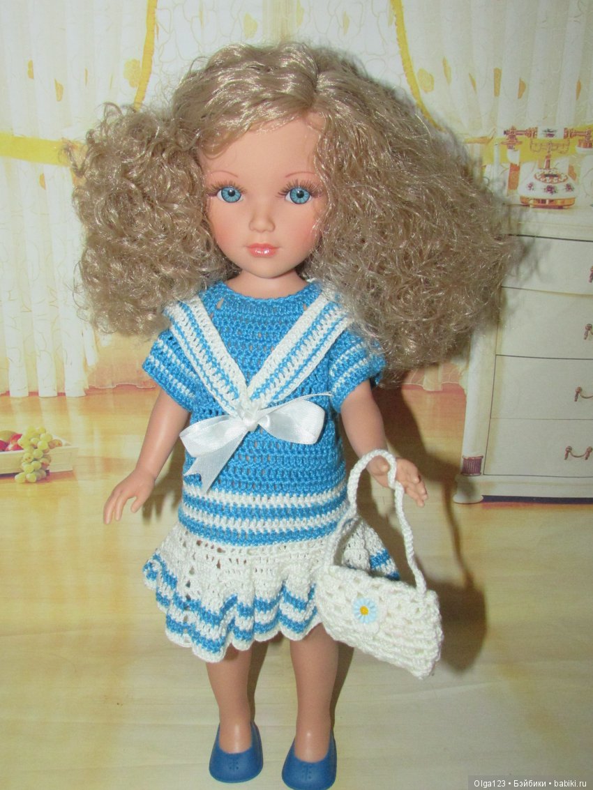 С первым днём лета, с днём защиты детей поздравляет моя очаровательная Мария от Vidal Rojas Muñecas