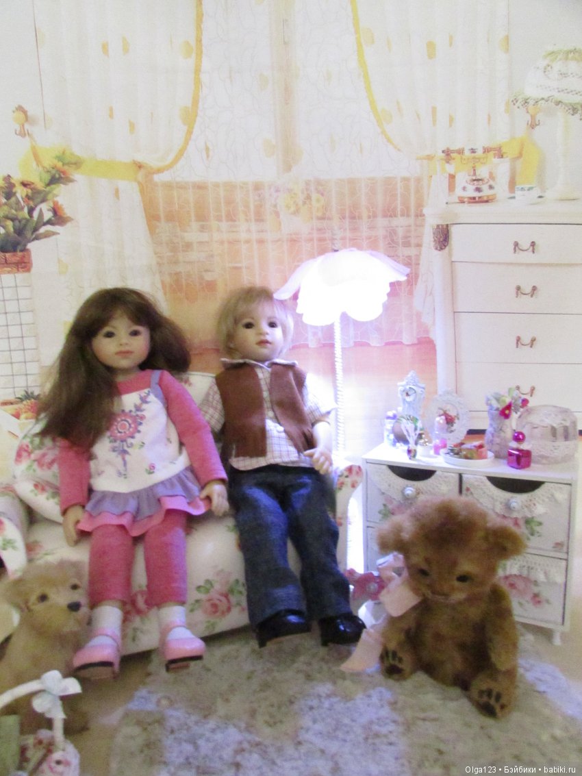 Мои драгоценные Плюшечки-Максим и Марина! 6 лет вместе с вами