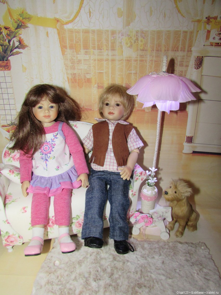 Мои драгоценные Плюшечки-Максим и Марина! 6 лет вместе с вами