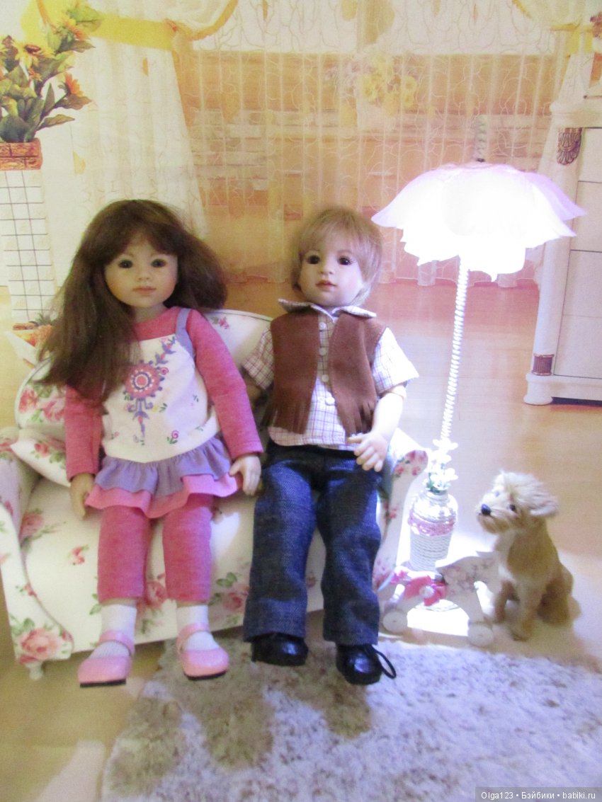 Мои драгоценные Плюшечки-Максим и Марина! 6 лет вместе с вами