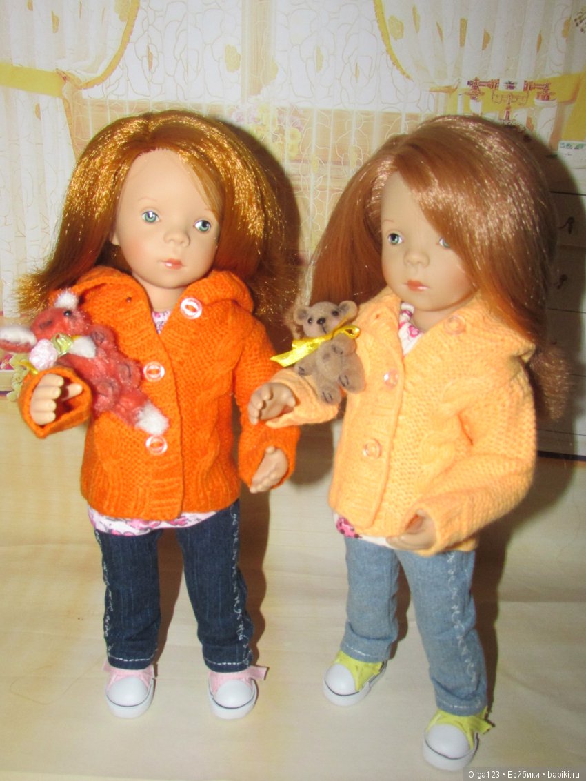 Мои девчонки-"мандаринки" Натали и Олечка от Petitcollin в новых нарядах (фото 10)