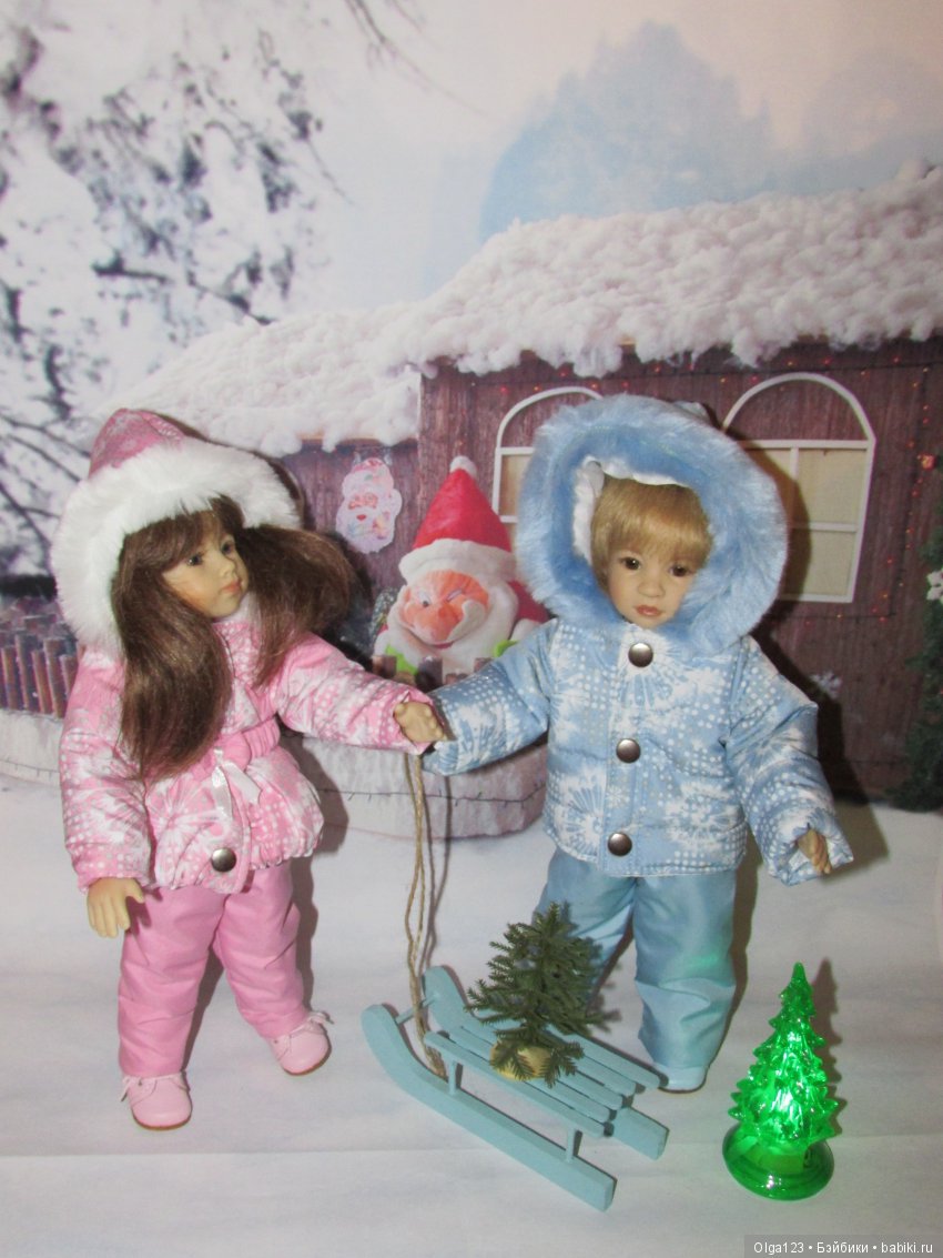 Мои славные Плюшечки - Максим и Марина поздравляют с Католическим Рождеством