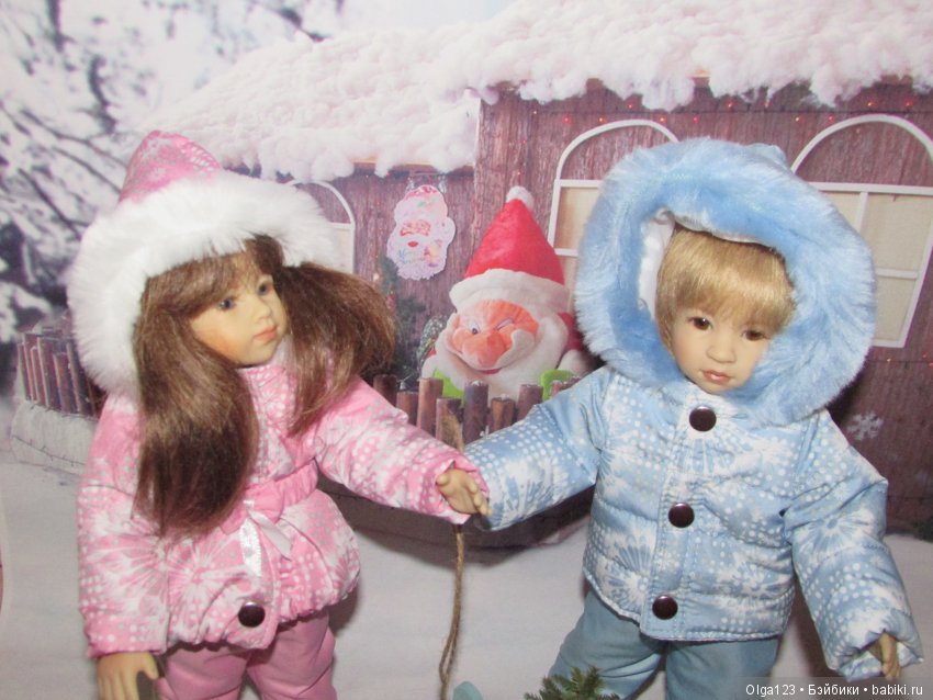 Мои славные Плюшечки - Максим и Марина поздравляют с Католическим Рождеством