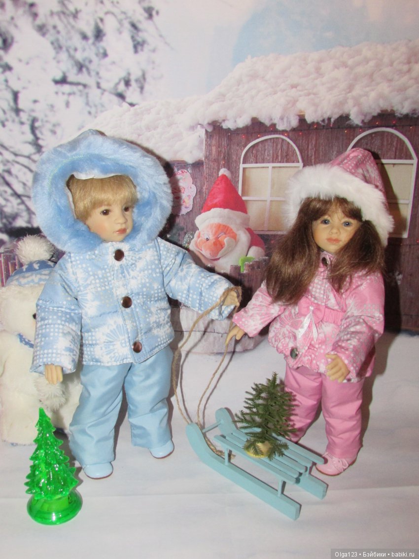 Мои славные Плюшечки - Максим и Марина поздравляют с Католическим Рождеством