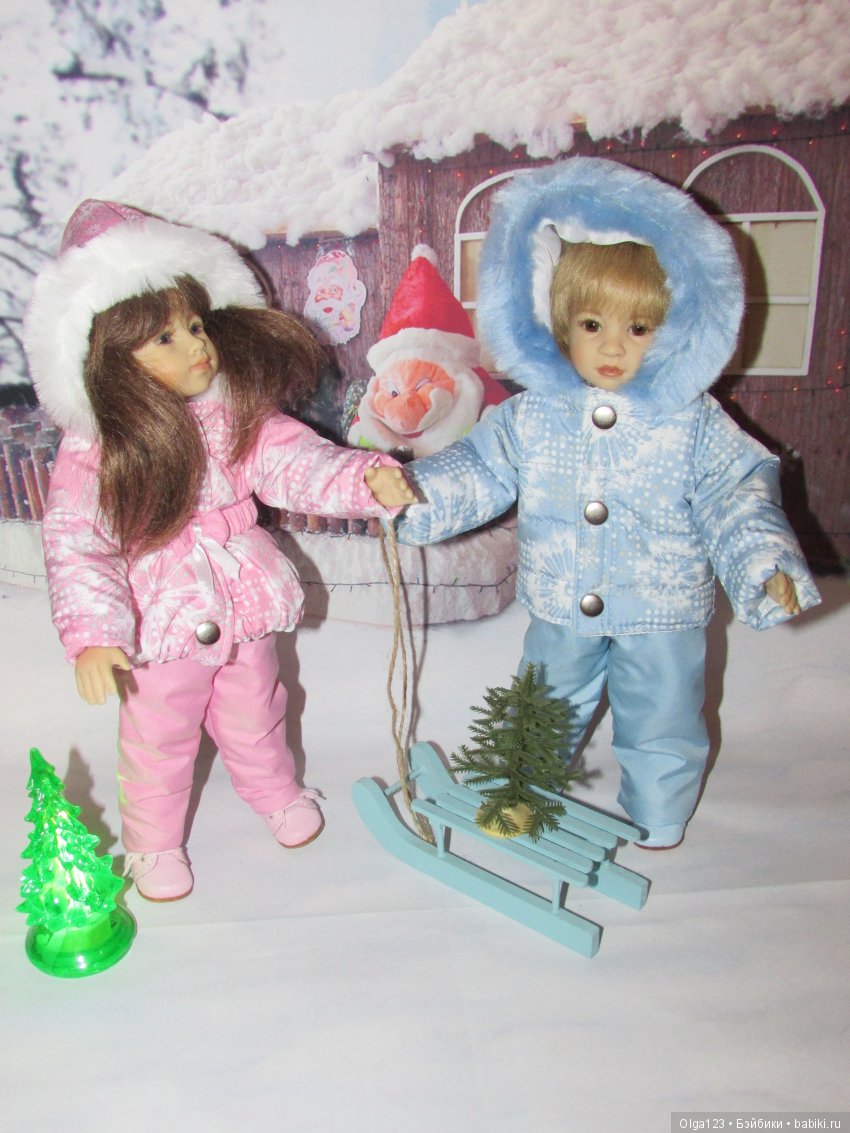 Мои славные Плюшечки - Максим и Марина поздравляют с Католическим Рождеством