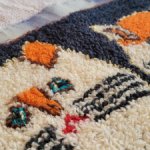 Вышитая картина для панно или наволочки