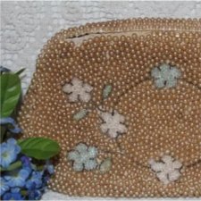 Очень красивая жемчужная сумочка, начало 1950гг, Япония