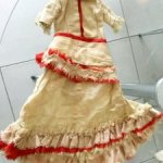 Антикварное платье, 1880-1890гг