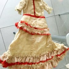 Антикварное платье, 1880-1890гг