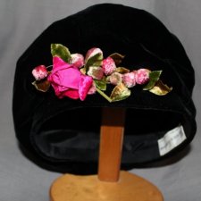 Шикарная бархатная шляпка Florence Rambeau