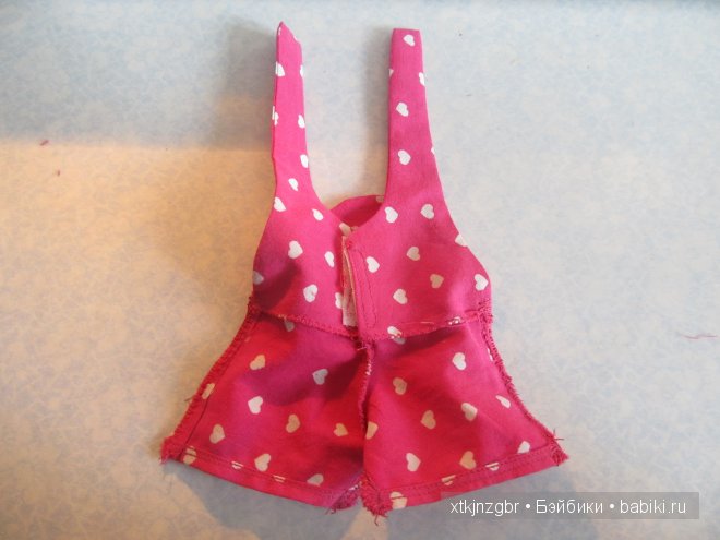 Мастер-класс по пошиву летнего комбинезона для куклы Литтлфи (BJD Fairyland LittleFee). Выкройка