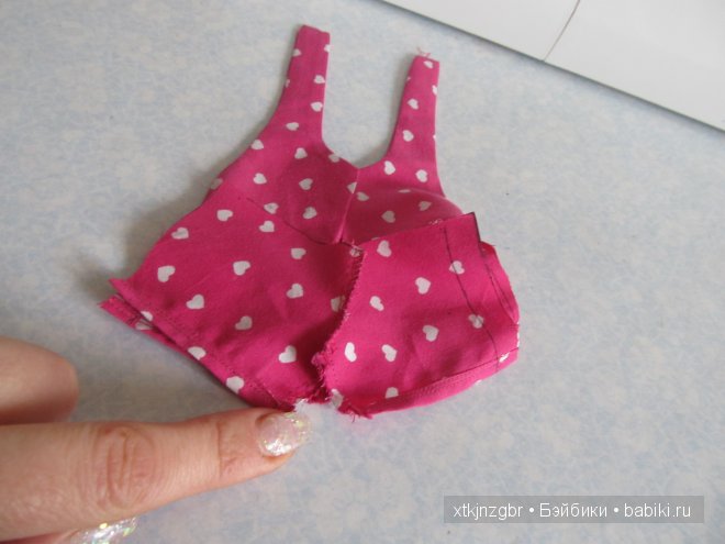 Мастер-класс по пошиву летнего комбинезона для куклы Литтлфи (BJD Fairyland LittleFee). Выкройка (фото 8)