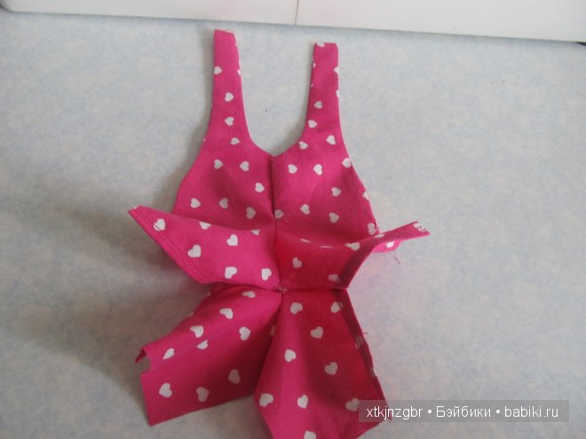 Мастер-класс по пошиву летнего комбинезона для куклы Литтлфи (BJD Fairyland LittleFee). Выкройка (фото 9)