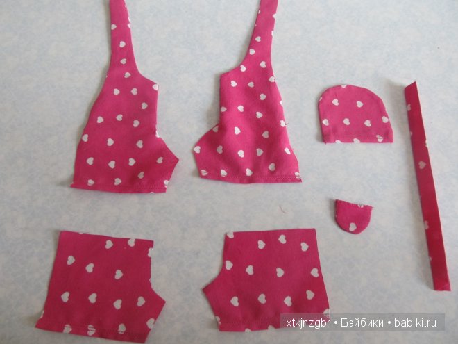 Мастер-класс по пошиву летнего комбинезона для куклы Литтлфи (BJD Fairyland LittleFee). Выкройка (фото 6)