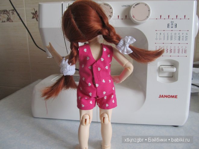 Мастер-класс по пошиву летнего комбинезона для куклы Литтлфи (BJD Fairyland LittleFee). Выкройка