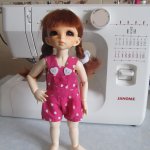 Мастер-класс по пошиву летнего комбинезона для куклы Литтлфи (BJD Fairyland LittleFee). Выкройка