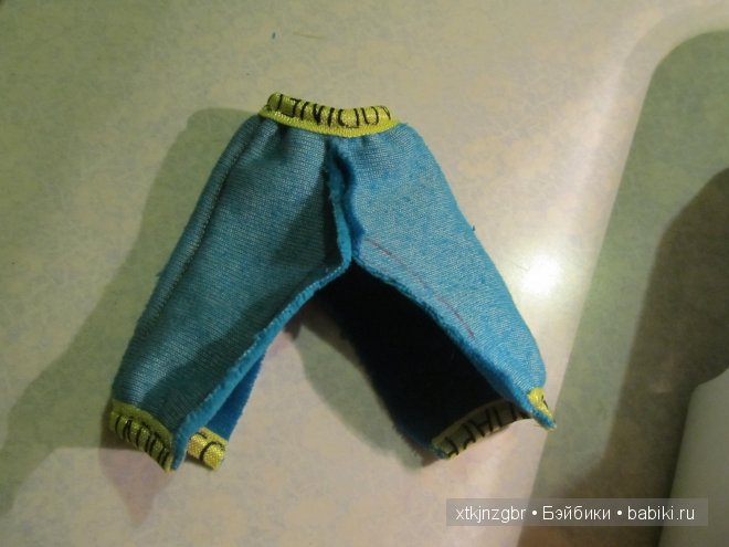 Спортивные штанишки для куклы Пукифишки (pukiFee FairyLand BJD). Мастер-класс, выкройка (фото 3)