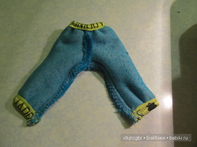 Спортивные штанишки для куклы Пукифишки (pukiFee FairyLand BJD). Мастер-класс, выкройка (фото 4)