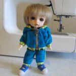 Спортивный костюм для куклы Пукифи (pukiFee FairyLand BJD). Мастер-класс, выкройка