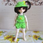 Летний костюмчик-тройка для куклы Литтлфи (BJD Fairyland LittleFee Baby). Мастер-класс, выкройка