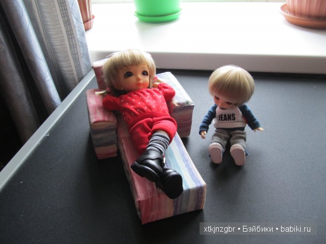 Кресло - кровать для кукол