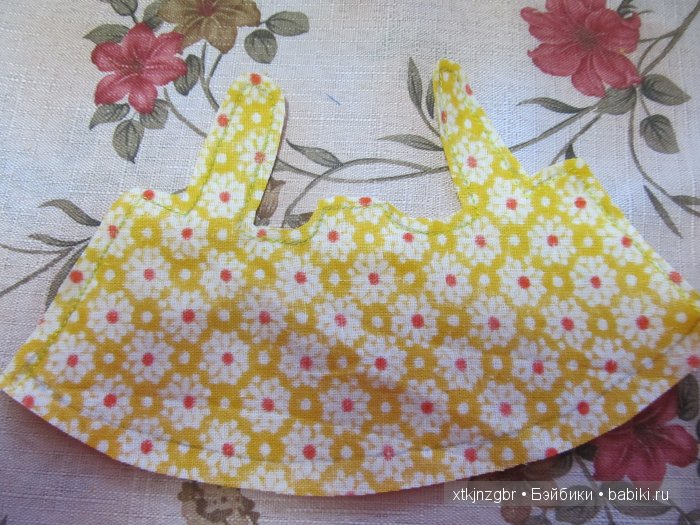 Готовь сани летом -2. Мастер-класс по пошиву сарафана и панамы для Пукифи и других малышек 15см (фото 3)