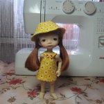 Готовь сани летом -2. Мастер-класс по пошиву сарафана и панамы для Пукифи и других малышек 15см