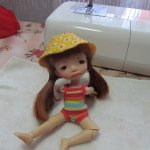 Готовь сани летом или мастер-класс для чайников по пошиву купальника для Пукифи и других малышек 15см