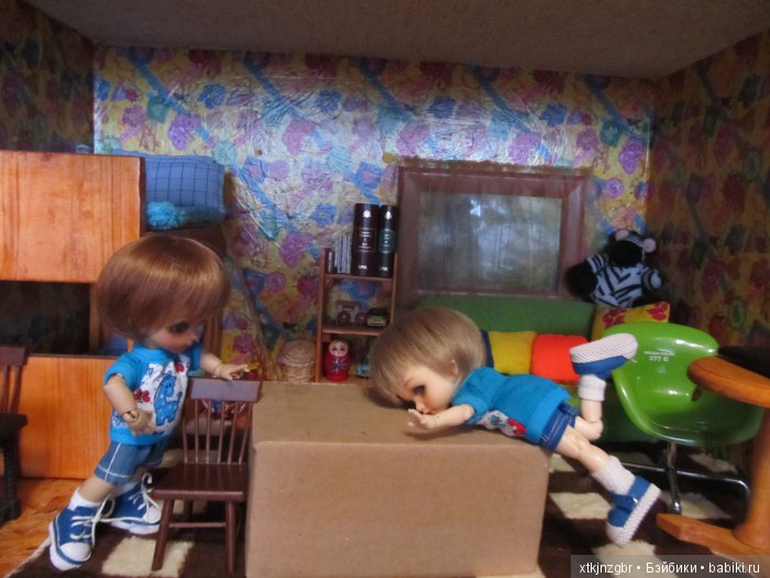 Однако за время пути Крошка смогла подрасти