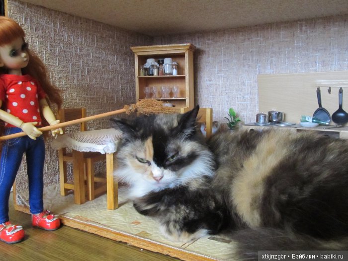 Однако за время пути Крошка смогла подрасти