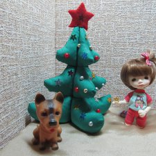 Скоро-скоро Новый год! Мастер-класс ёлочка