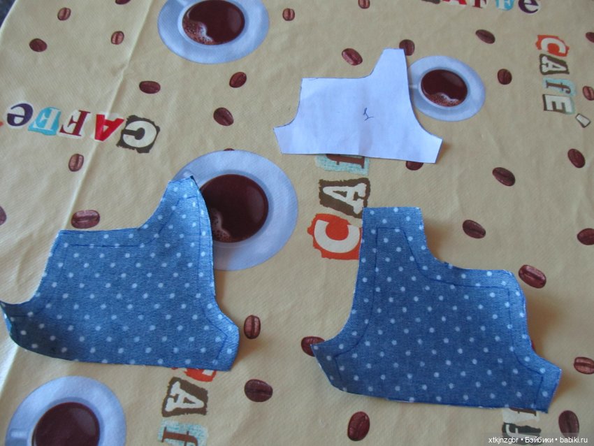 Летний комбинезон для Крузиков Kathe Kruse. МК и выкройка (фото 2)