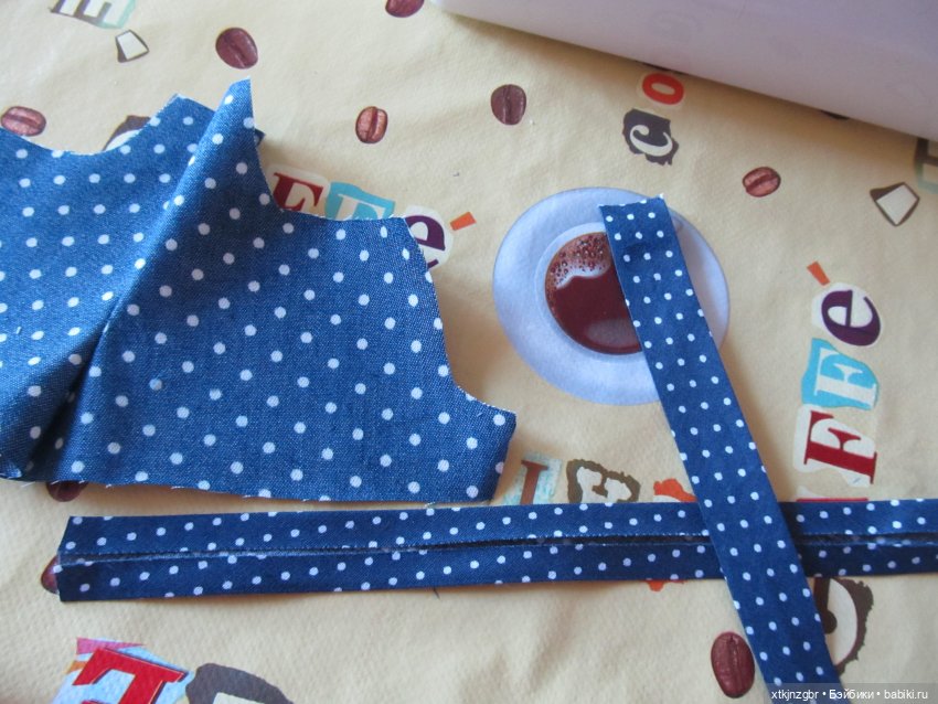 Летний комбинезон для Крузиков Kathe Kruse. МК и выкройка (фото 6)