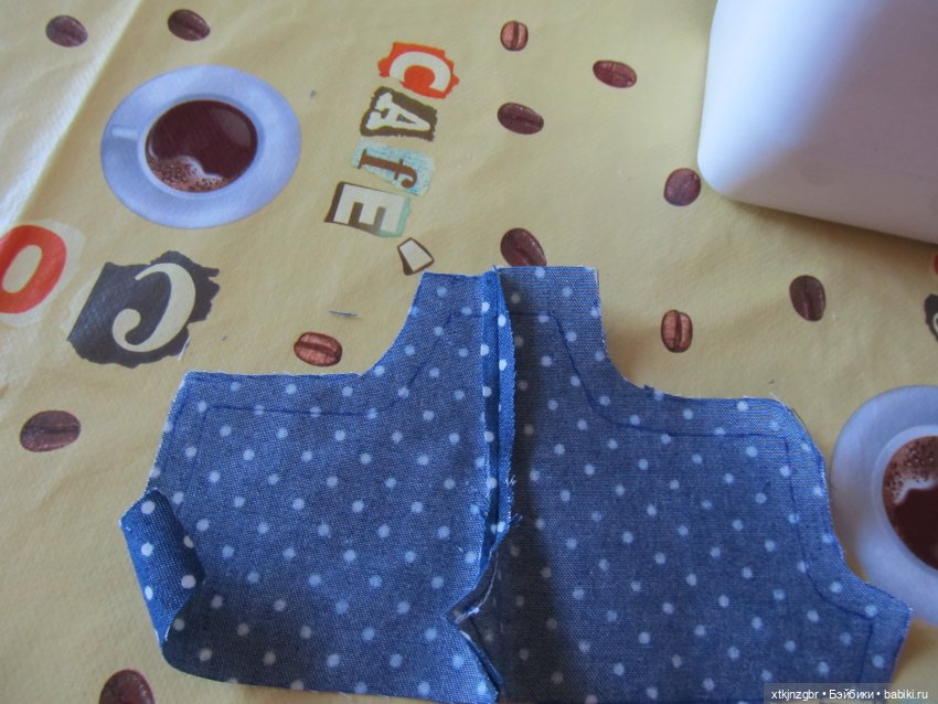 Летний комбинезон для Крузиков Kathe Kruse. МК и выкройка (фото 5)