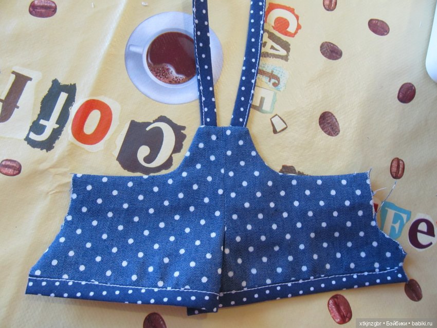 Летний комбинезон для Крузиков Kathe Kruse. МК и выкройка