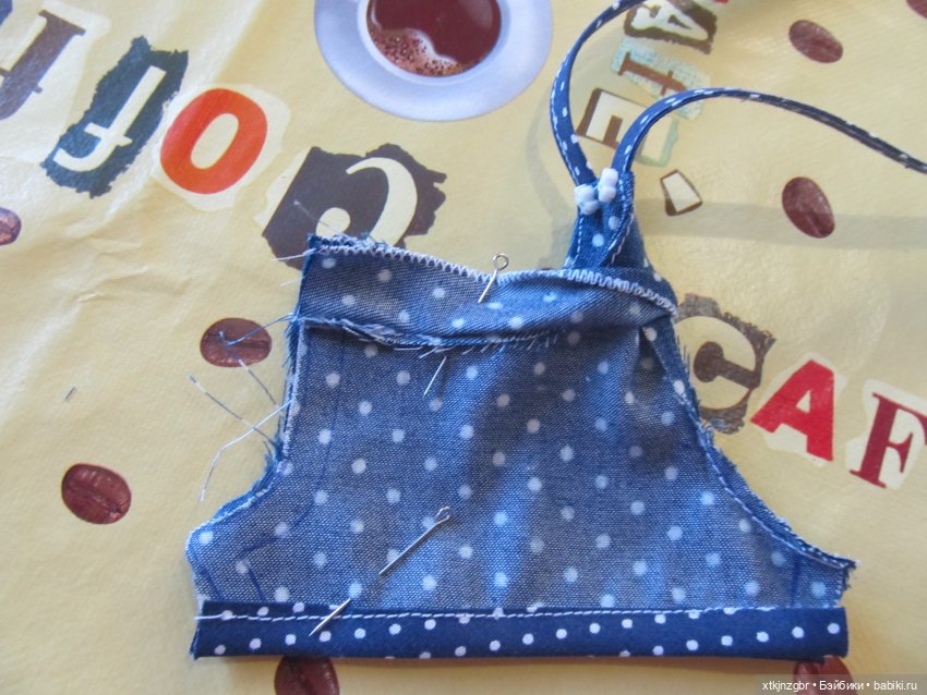 Летний комбинезон для Крузиков Kathe Kruse. МК и выкройка