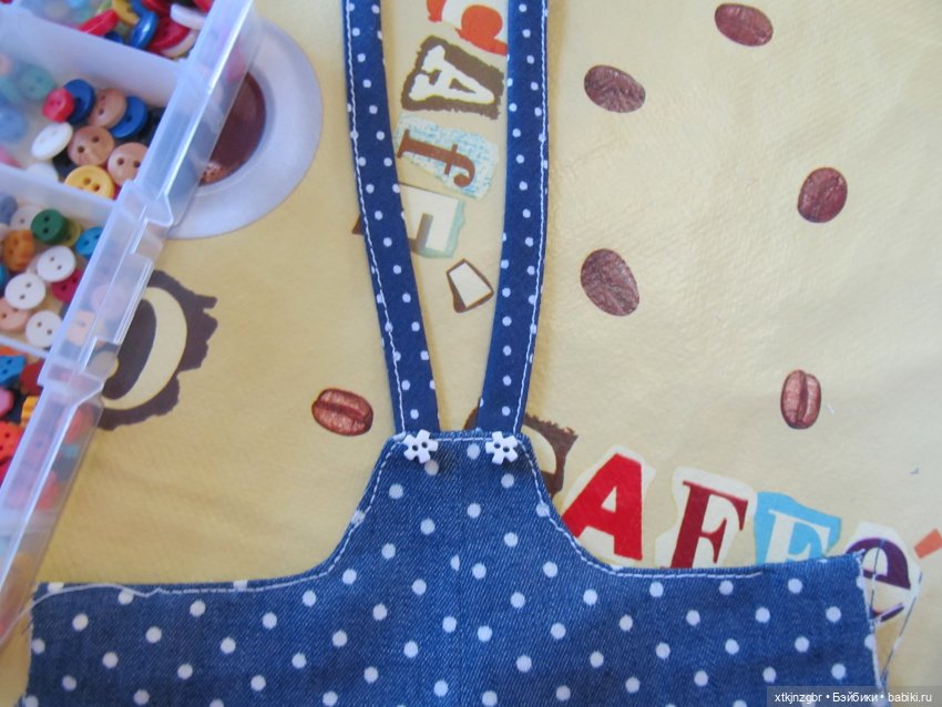 Летний комбинезон для Крузиков Kathe Kruse. МК и выкройка