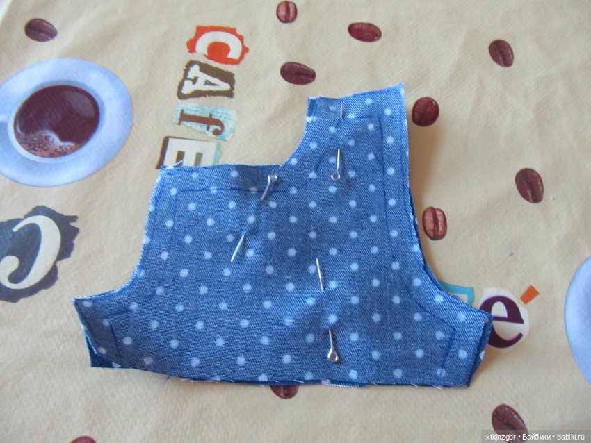 Летний комбинезон для Крузиков Kathe Kruse. МК и выкройка (фото 3)