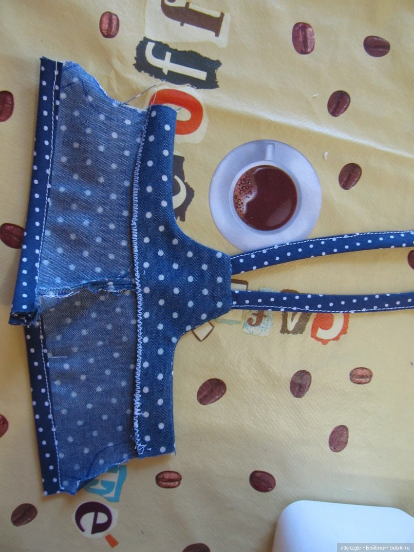 Летний комбинезон для Крузиков Kathe Kruse. МК и выкройка