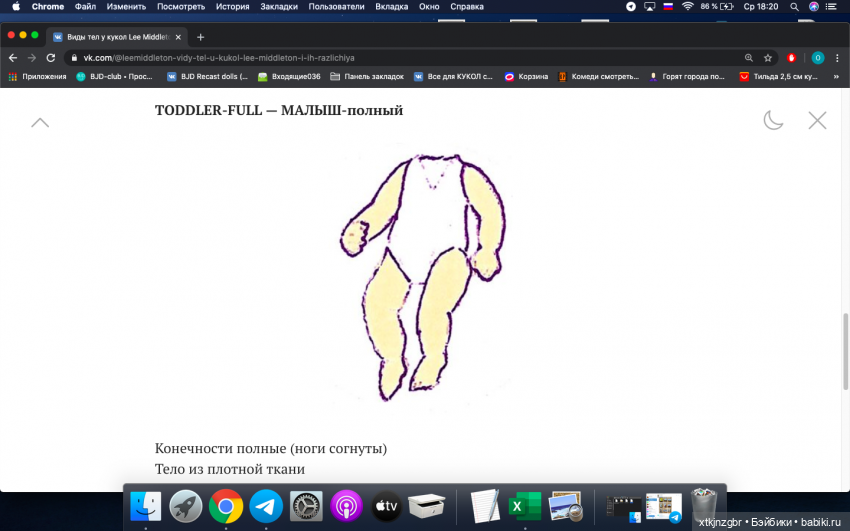 Вопрос к знатокам кукол Lee Middleton