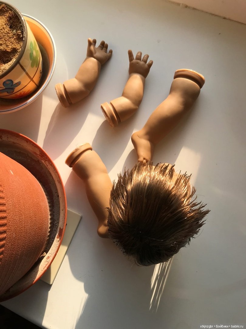 Операция "Ы" — Ремонт и реставрация кукол: тело (фото 3)