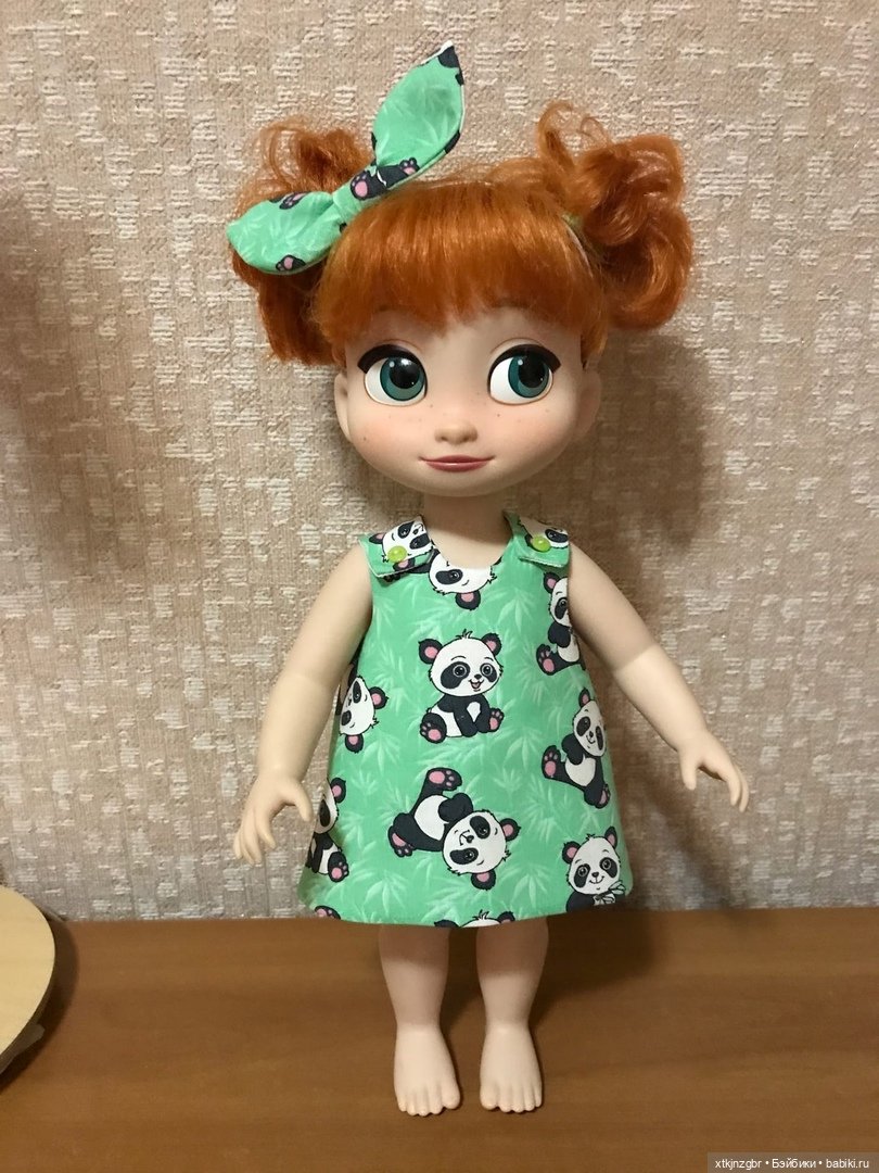 Сарафанчик для Дисней Аниматор. Очень простой МК с выкройкой