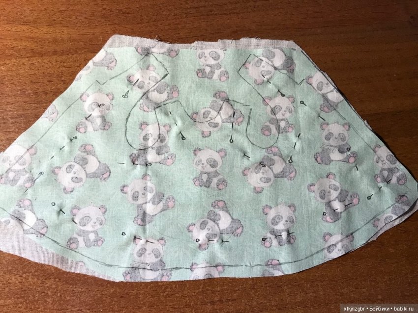 Сарафанчик для Дисней Аниматор. Очень простой МК с выкройкой (фото 4)